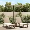 Image de Parasol De Jardin Avec Mât En Aluminium 2x1,5 M Taupe Vidaxl