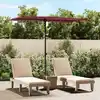 Image de Parasol De Jardin Et Mât En Aluminium 2x1,5 M Rouge Bordeaux Vidaxl