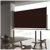 Image de Vidaxl auvent latéral rétractable de patio 80x300 cm marron