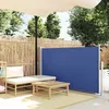 Image de vidaXL Auvent Latéral Rétractable de Patio Store Latéral Brise-vue Abri Soleil Jardin Terrasse Balcon Exterieur Résistant 48390