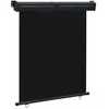 Image de vidaXL Auvent latéral de balcon 140x250 cm Noir