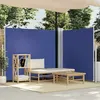 Image de vidaXL Auvent latéral rétractable Bleu 160 x 600 cm