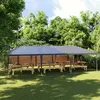 Image de Tente De Réception Professionnelle 4x9 M Anthracite 90 G/m² Vidaxl
