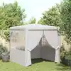 Image de Tente De Réception Avec Parois Latérales 2,5x2,5m Blanc 90 G/m² Vidaxl