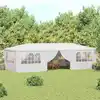 Image de Tente De Réception Avec Parois Latérales 4x9 M Blanc 90 G/m² Vidaxl