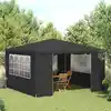 Image de Tente De Réception Et Parois Latérales 4x4 M Anthracite 90 G/m² Vidaxl