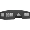 Image de Tente De Réception Et Parois Latérales 4x9 M Anthracite 90 G/m² Vidaxl