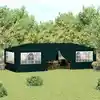 Image de Tente De Réception Avec Parois Latérales 4x9 M Vert 90 G/m² Vidaxl
