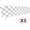 Image de Clôture En Treillis De Saule 5 Pcs 180x60 Cm Vidaxl