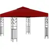 Image de Belvédère 3x3 M Rouge Bordeaux Vidaxl