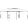 Image de Tonnelle De Jardin 6 X 3 M Blanc Vidaxl