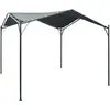 Image de Auvent Tente Belvédère 3x3 M Acier Anthracite Vidaxl