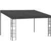 Image de Belvédère Mural 3x4 M Anthracite Tissu Vidaxl