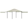 Image de Belvédère Avec Double Toits Étendus 3x3x2,75 M Crème 180 G/m² Vidaxl