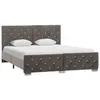 Image de vidaXL Cadre de lit sans matelas gris velours 140x200 cm 286832