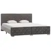 Image de Cadre De Lit Sans Matelas Gris Velours 160x200 Cm Vidaxl