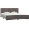 Image de Cadre De Lit Sans Matelas Gris Velours 180x200 Cm Vidaxl