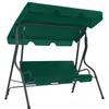 Image de vidaXL Balancelle de jardin Vert 170 x 110 x 153 cm Tissu