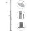 Image de Douche D'extérieur Acier Inoxydable Droit Vidaxl
