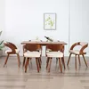 Image de vidaXL 6x Bois Courbé Chaises à Dîner Chaises de Salle à Manger Chaises de Cuisine Chaises de Repas Chaises de Salon Maison 278841