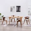Image de vidaXL 4x Bois Courbé Chaises à Dîner Chaises de Salle à Manger Chaises de Cuisine Chaises de Repas Chaises de Salon Maison 278848