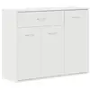 Image de Vidaxl buffet blanc 88x30x70 cm bois d'ingénierie 800675