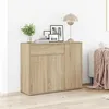Image de vidaXL Buffet Chêne sonoma 88x30x70 cm Bois dingénierie 800678