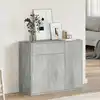 Image de Buffet Gris Béton 88x30x70 Cm Bois D'ingénierie Vidaxl