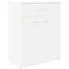 Image de Vidaxl buffet blanc 60x30x75 cm bois d'ingénierie 800711