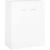 Image de Vidaxl buffet blanc 60x30x75 cm bois d'ingénierie 800729