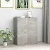Image de Buffet Gris Béton 60x30x75 Cm Bois D'ingénierie Vidaxl
