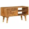 Image de Meuble Tv 85x35x47 Cm Bois Massif De Manguier Vidaxl
