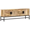 Image de vidaXL Meuble TV 140x30x50 cm Bois massif de manguier 285863