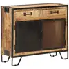 Image de Buffet 80x31x71 Cm Bois De Manguier Massif Brut Vidaxl