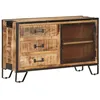 Image de vidaXL Buffet 100x31x60 cm Bois de manguier massif brut