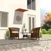 Image de vidaXL Auvent Rétractable Store de Terrasse Auvent de Balcon Jardin Extérieur Résistant aux UV Ombrage des Fenêtres 100x150 145893
