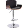 Image de Tabouret De Bar Noir Similicuir Vidaxl
