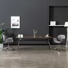 Image de Chaise Pivotante À Manger Gris Tissu Vidaxl