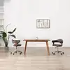 Image de Chaise Pivotante À Manger Gris Bois Courbé Et Tissu Vidaxl