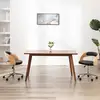 Image de Chaise Pivotante À Manger Noir Bois Courbé Et Similicuir Vidaxl