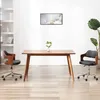 Image de Chaise Pivotante À Manger Noir Bois Courbé Et Similicuir Vidaxl