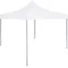 Image de Tente De Réception Pliable Professionnelle 3x3 M Acier Blanc Vidaxl