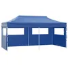 Image de vidaXL Tente de Réception Pliable avec 4 Parois Tonnelle de Jardin Tonnelle de Patio Pavillon de Terrasse Auvent dExtérieur 48865