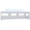 Image de vidaXL Tente de Réception Escamotable Pliable avec 5 Parois Tonnelle dExtérieur Chapiteau de Jardin Voyage de Camping 48873