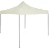 Image de Tente De Réception Pliable Professionnelle 2x2 M Acier Crème Vidaxl