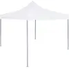 Image de Tente Réception Pliable Professionnelle 2x2 M Acier Blanc Vidaxl