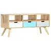 Image de Meuble Tv 110x35x48 Cm Bois De Manguier Massif Vidaxl