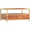 Image de Table Basse 90 X 50 X 40 Cm Bois D'acacia Massif Vidaxl