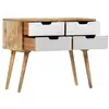 Image de Vidaxl buffet 85 x 40 x 71 cm bois de manguier massif