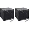 Image de Housse De Réservoir D'eau De Jardin 2pcs 8  illet 116x100x120cm Vidaxl